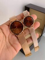 Daniel Wellington PETITE Gold & Red - Branded First Copy Watches | Buy Online at Best Price