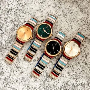 CALVIN KLEIN For Girls (Rosegold & Cream) - Branded First Copy Watches | Buy Online at Best Price