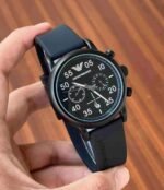 Emporio Armani Luigi Rubber - Black Colour Watches | Buy Online at Best Price