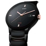 Rado Black Color Luxury Watch For Men With Black Color Stainless Steel Strap RD-CENTRIC - Buy Online | Brandfasion