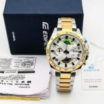 Casio Edifice Chronograph Men’s Watch Silver Gold Metal Watch For Man EFR 540 GS - Accessories | Buy Online at Best Price