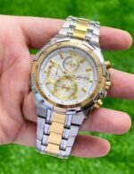 Casio edifice EFR-539 Gold & White - Automatic Watches | Buy Online at Best Price
