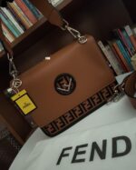 Fendi Kan I F Logo Brown Sling Bag (With Box) - Accessories | Buy Online at Best Price
