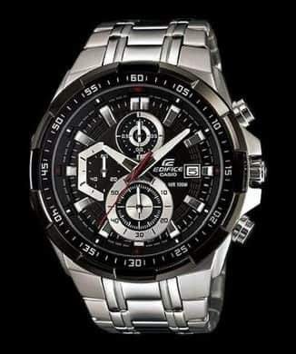Casio edifice EFR-539 Silver & Black