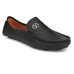 Brawo Black Casual Loafer Shoes for Men’s, Boys