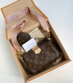 Louis Vuitton Mono Pink Belt Multi Pochette Bag (With Box) - Accessories | Buy Online at Best Price