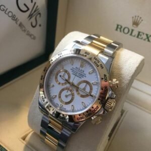 ROLEX Chronograph Automatic Two-Tone Men’s Watch For Man RLX-SG Multi Color Dial Date Gift Watch