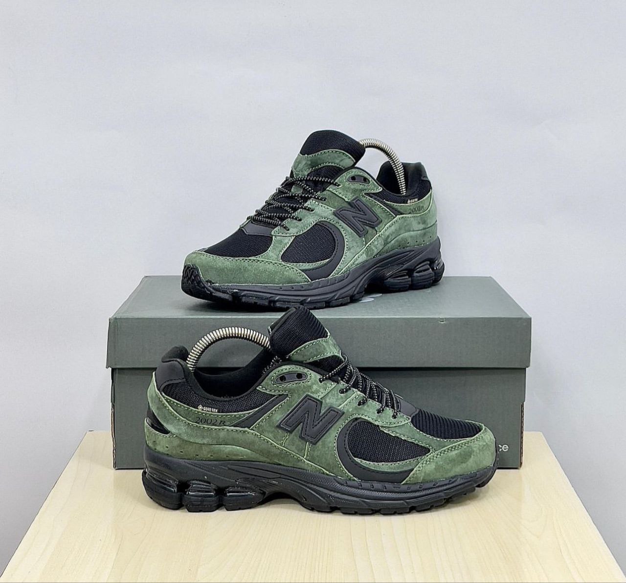 JJJound X New Balance 2002R Gore Tex Green