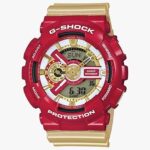 Casio G-Shock Jam Tangan Iron Man Edition Watch Dual Time Robber Strap Watch For Men -Unisex Fancy look premium quality GA-110CS-4ADR - Buy Online | Brandfasion