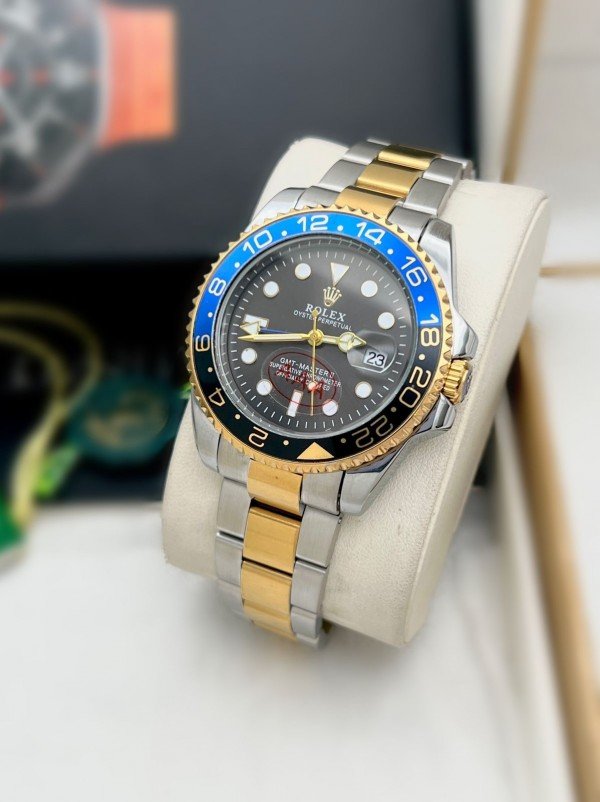 Rolex GMT Master II Stainless Steel Watch for Men