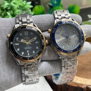 Omega Seamaster Silver & Blue