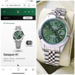 Rolex DateJust Green Dial - Automatic Watches | Buy Online at Best Price
