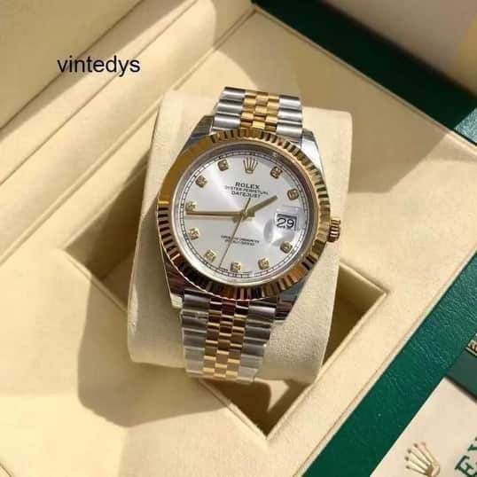 Rolex DateJust Gold and Silver