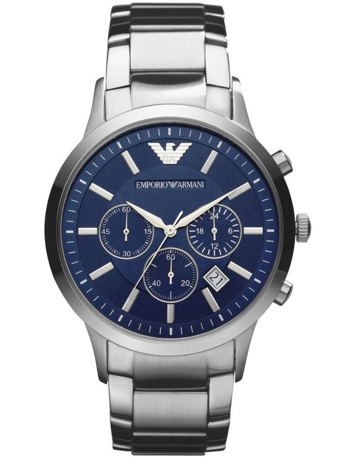 Emporio Armani Chronograph Blue Dial Mens Watch AR2448