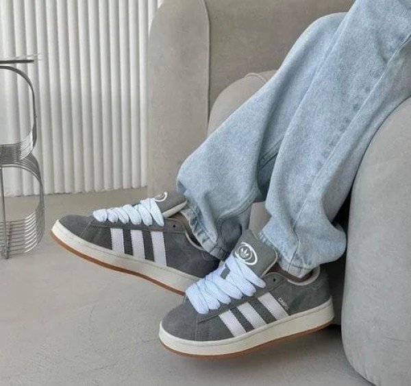 Adidas Campus White-Grey Men Shoes