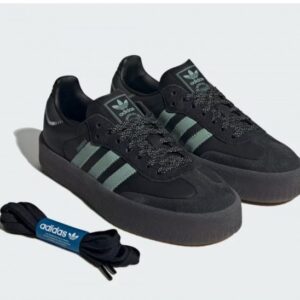 Adidas Sambae Core Black Hazy Green Carbon