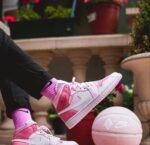 Air Jordan Retro 1 Digital Pink – Premium Suede Leather for Girls - 7a first copy shoes | Buy Online at Best Price