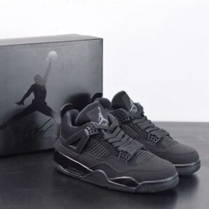 Air Jordan Retro 4 Black Cat First Copy Shoes