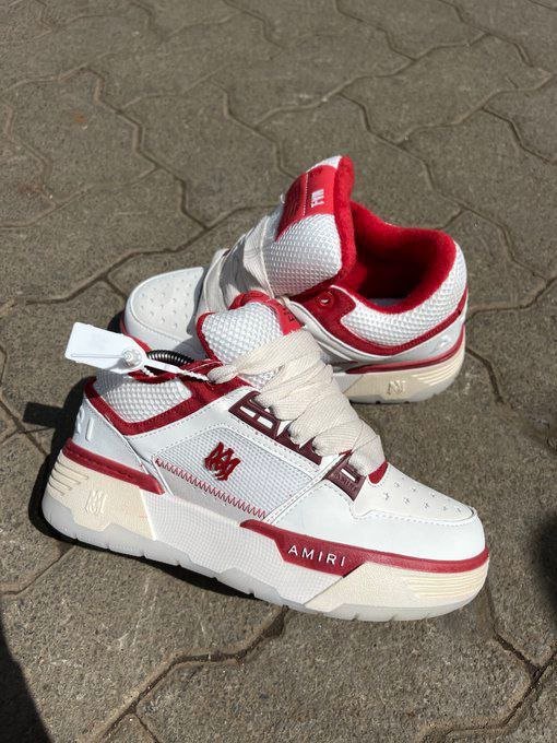 Amiri Ma-1 Low “White Beige Red”
