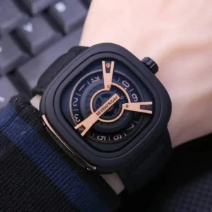 Seven Friday Men’s Watch for Men Black Square Dial – Best Gift Sevenfriday SF-BLCK894