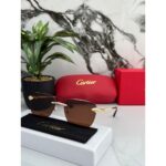 Gold Brown Cartier Sunglasses For Men - Accessories | Buy Online at Best Price