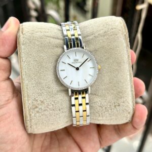 Daniel Wellington Petite Women’s White Analog Stainless Steel Watch