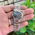 DateJust RG Silver Diamond Figure