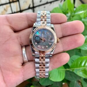 DateJust RG Silver Diamond Figure
