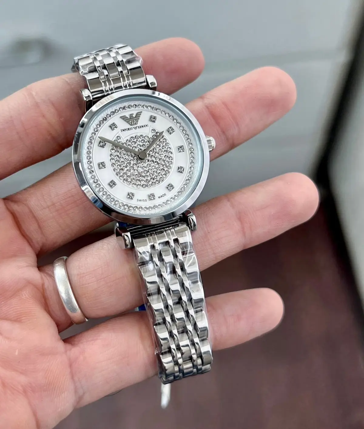 Emporio Armani Gianni T-Bar Watch for Women First Copy