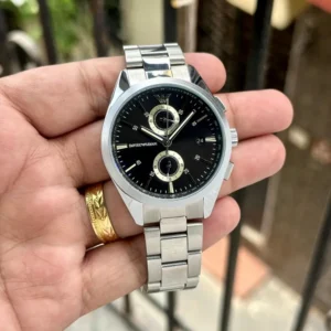 First Copy Emporio Armani Claudio Watch Black - Accessories | Buy Online at Best Price