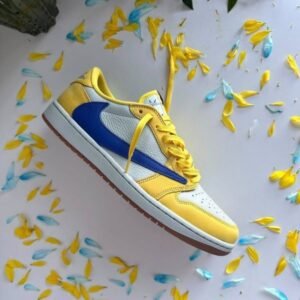 First Copy Nike Jordan 1 Low x Travis Scott Canary Yellow