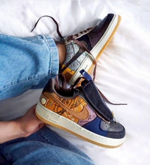 First Copy Nike Shoes – Airforce 1 Low Travis Scott Cactus Jack for Men