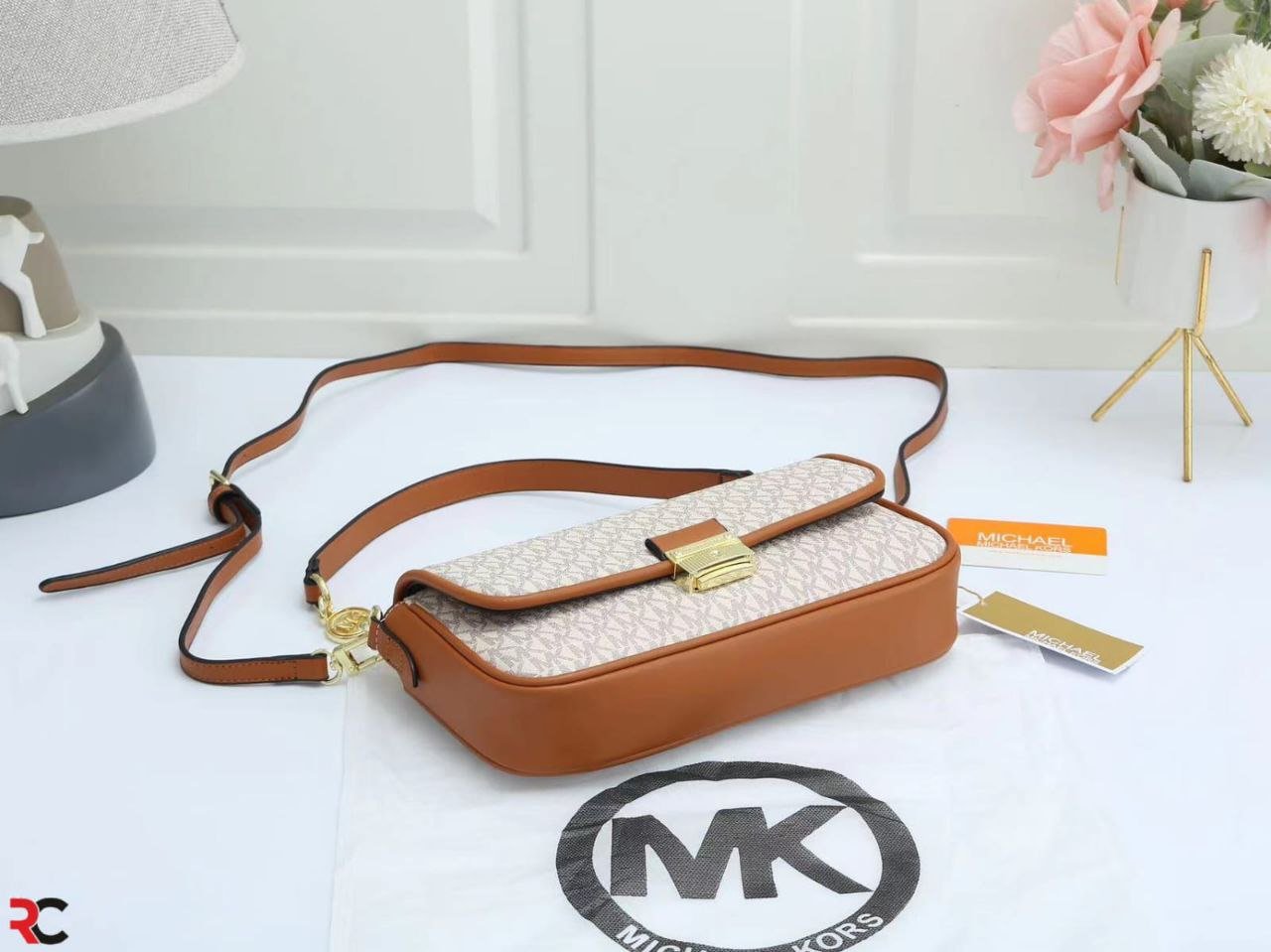 Michael Kors Bradshaw Sling Bag with Dust Cover & Tags
