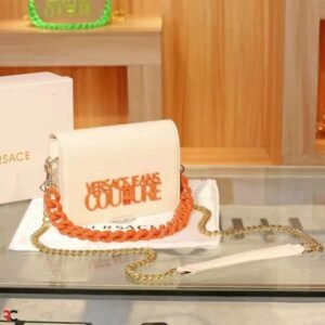 Versace Jeans Couture Premium High-Quality Genuine Patent Leather Bag for Women