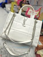 Versace Jeans Couture Premium High-Quality Genuine Patent Leather Bag in White - Accessories | Buy Online at Best Price