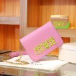 Versace Jeans Couture Premium High-Quality Genuine Patent Leather Bag Pink - Accessories | Buy Online at Best Price