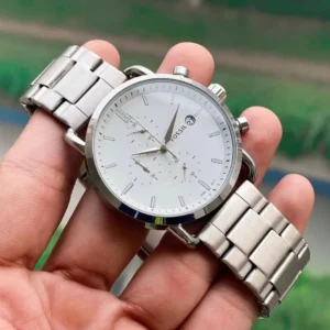 Fossil Commuter Silver Watch