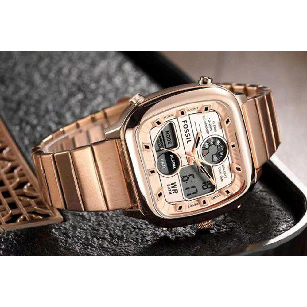 Digital Stainless Steel Edition Fossil Watch For Men (SG1022)