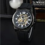 Fossil Everett Automatic Dark Brown LiteHide Leather Watch - Accessories | Buy Online at Best Price
