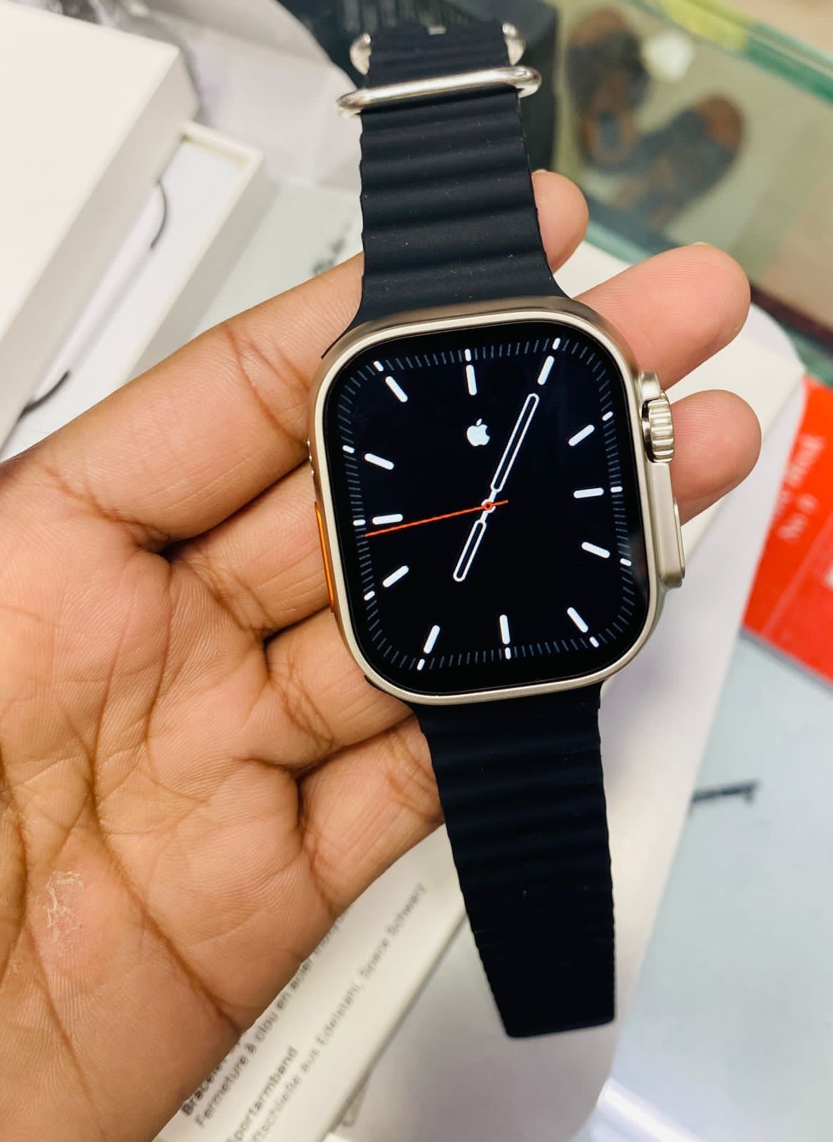 APPLE ULTRA SMART WATCH WITH APPLE LOGO SIZE 49 MM KING EDITION K17 ULTRA