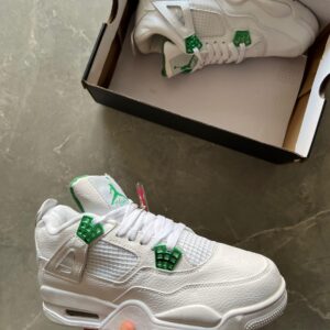 Branded Jordan Retro 4 1st Copy of Shoes (White)