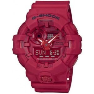 Casio G-Shock Analog Digital Red Belt Men’s Watch For Man With Red Dial Gift Watch GA-735C