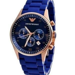Emporio Armani Blue Chronograph Analog Blue Dial Men’s Watch for Man AR5806 Sale Gift