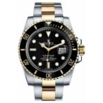 ROLEX Submariner Automatic Silver Gold Dial Metal Mens Watch for Man Dual Tone 116613LN Gift - Buy Online | Brandfasion