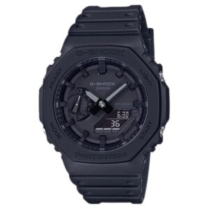 Casio G-Shock Analog Digital Black Color Belt Men’s Watch For Man With Black Dial Gift Watch GA2100-1A1