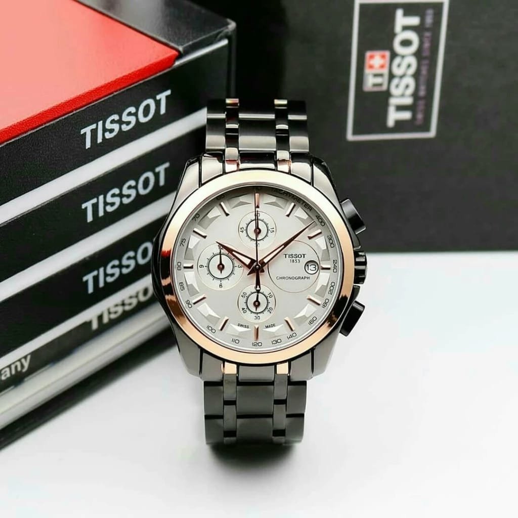 Tissot Black White Chronograph Men’s Watch TS-616-BW