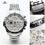 Casio Edifice Multi-Function Chronograph White Dial Stainless Steel Men’s Watch EFR-556-SW - Buy Online | Brandfasion