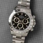 ROLEX Chronograph Automatic Silver Strap Men’s Watch For Man RLX-116520LN Black Dial Gift Watch - Buy Online | Brandfasion