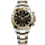 Trendy Rolex Chronograph automatic gold silver men’s watch - Accessories | Buy Online at Best Price