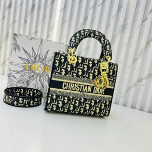 Christian Dior D-Lite Black Lady Dior Handbag (With Box) - Accessories | Buy Online at Best Price